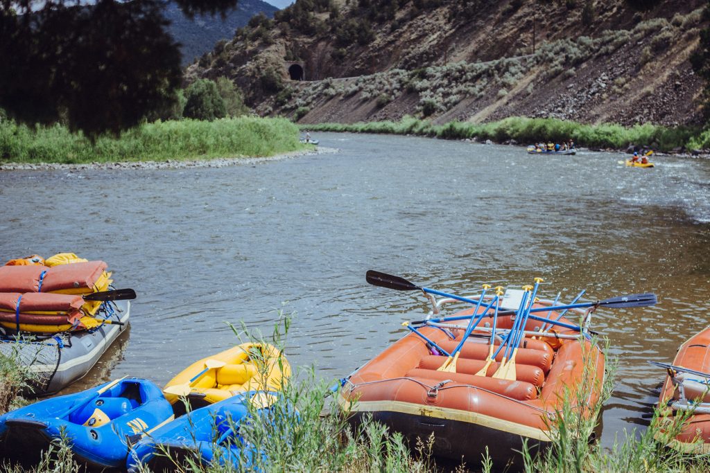 Overnight Rafting in Colorado, river gear