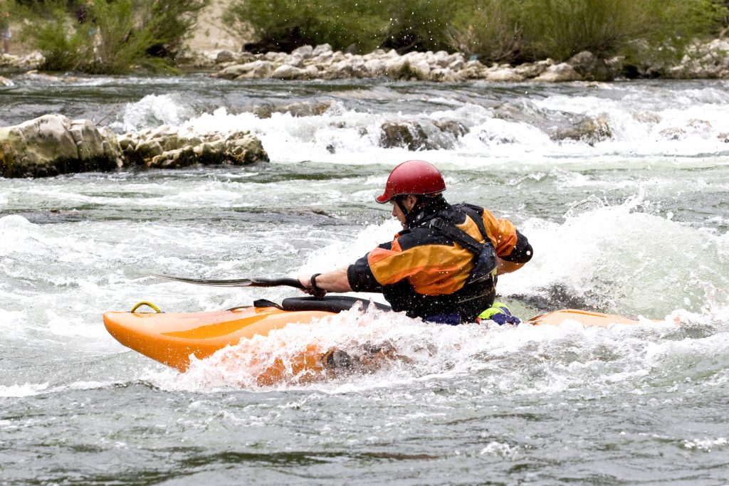 Kayak, River, Mountain, Gear, 